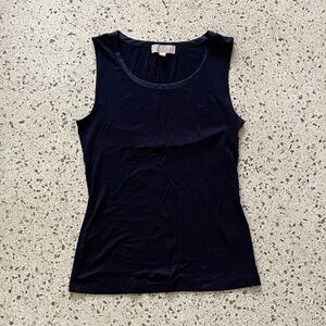 Classic Navy Sleeveless Top